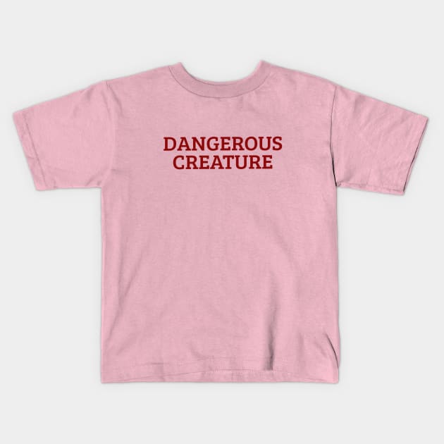 Dangerous Creature Kids T-Shirt by Dizzyland